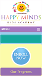 Mobile Screenshot of happymindskids.com